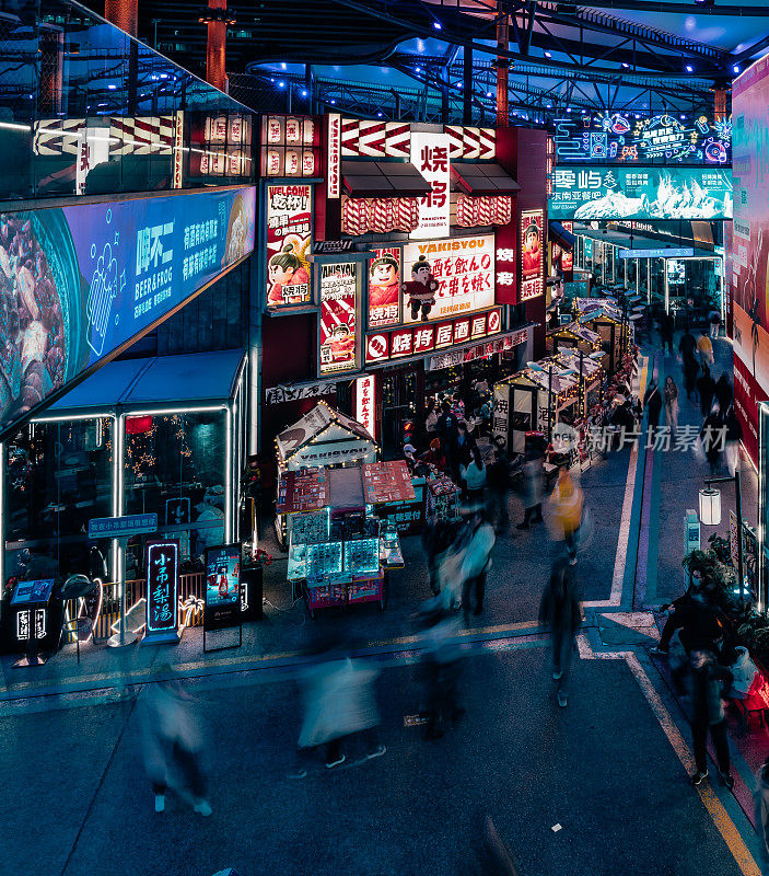 夜市街/北京，中国